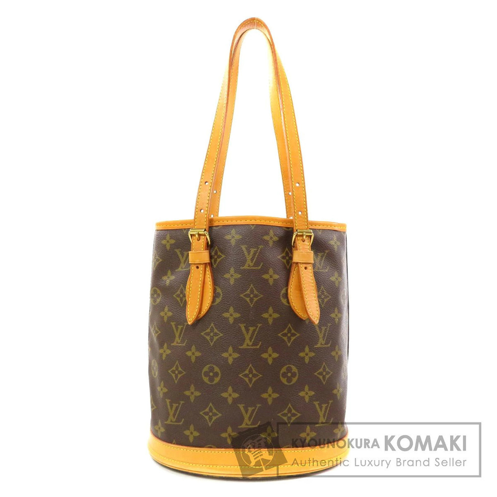 Louis Vuitton Bucket Tote Bag Monogram Canvas Brown